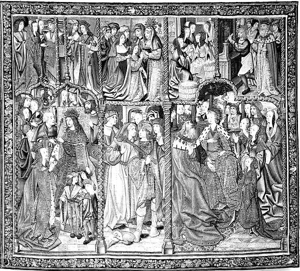 Scenes from The Story of Charlemagne (?) (from Christ the Judge on the Throne of Majesty and Other Subjects) by Anonymous