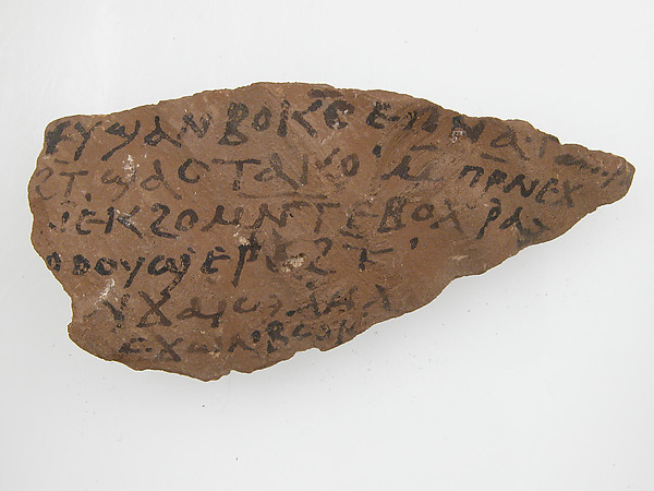 Ostrakon with a Letter