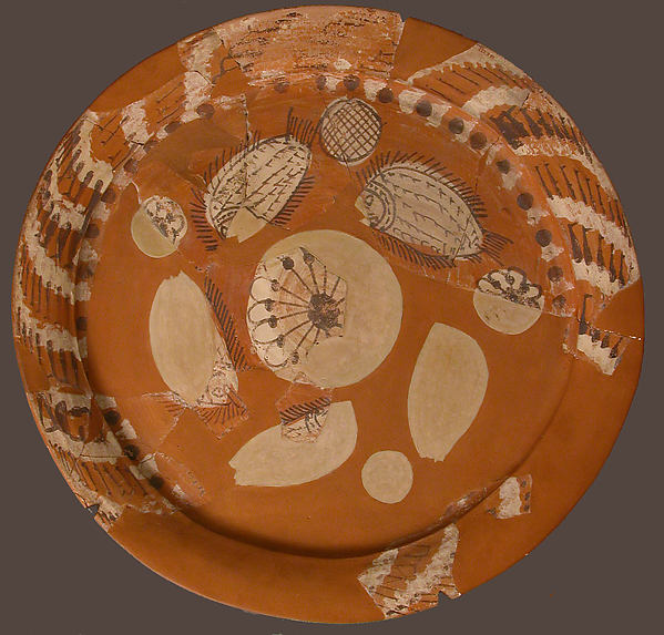 Fragmentary Platter with Fish and Rosettes by an unrecorded maker, The Metropolitan Museum of Art