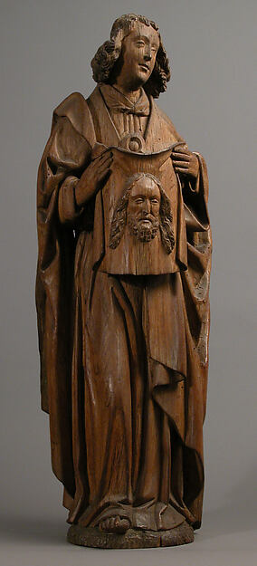 Angel with handkerchief of Saint Veronica by an unrecorded maker, The Metropolitan Museum of Art