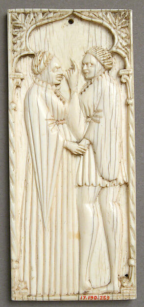 Plaque with a Pair of Lovers