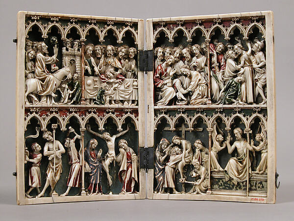 Diptych with Scenes from the Passion
