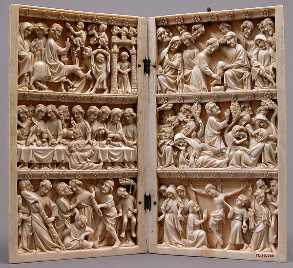 Diptych with Scenes from the Passion of Jesus by Anonymous