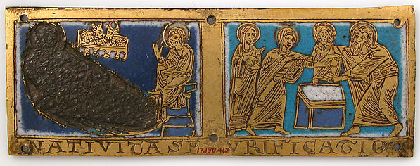 Plaque from a Portable Altar with Scenes from the Life of Jesus