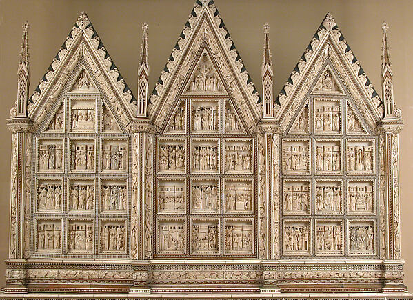 Altarpiece with the Lives of Jesus, Saint John the Baptist, and Saint John the Evangelist by Baldassare degli Embriachi