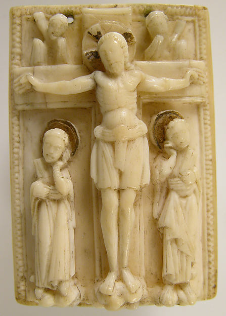 Ivory Plaque with the Crucifixion by Anonymous