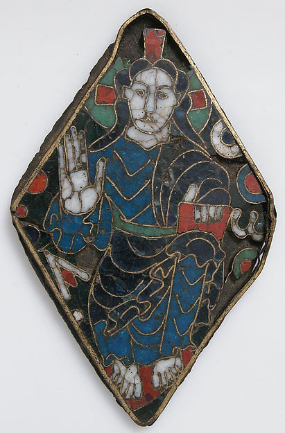 Plaque with Christ in Majesty by Anonymous