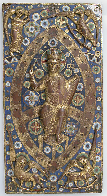 Book Cover Plaque with Christ in Majesty by Anonymous