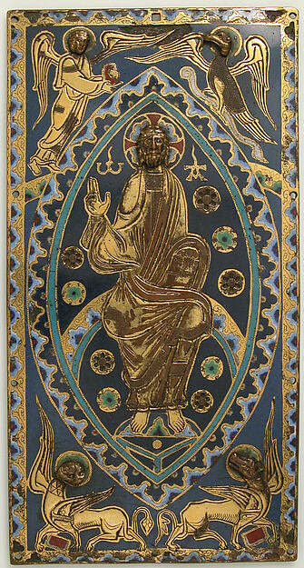 Plaque with Christ in Majesty by Anonymous