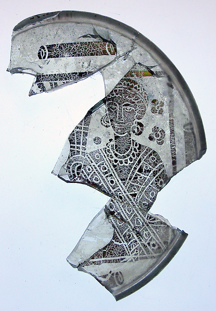 Fragmentary Bowl Base with the Portrait of a Woman by an unrecorded maker, The Metropolitan Museum of Art