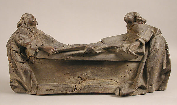 Two Angels Holding a Shroud by an unrecorded maker, The Metropolitan Museum of Art