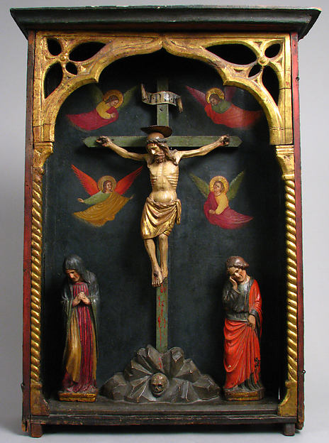 Tabernacle with Crucifixion Scene by Anonymous