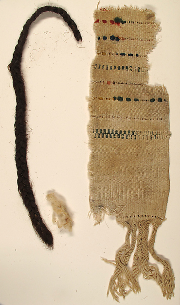 Textile Fragments and braid