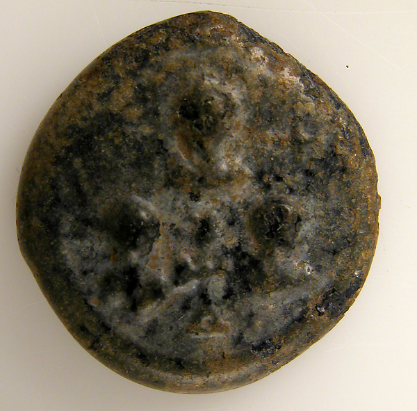 Balance Weight with Christ Blessing Two Eparchs or Emperors by Anonymous