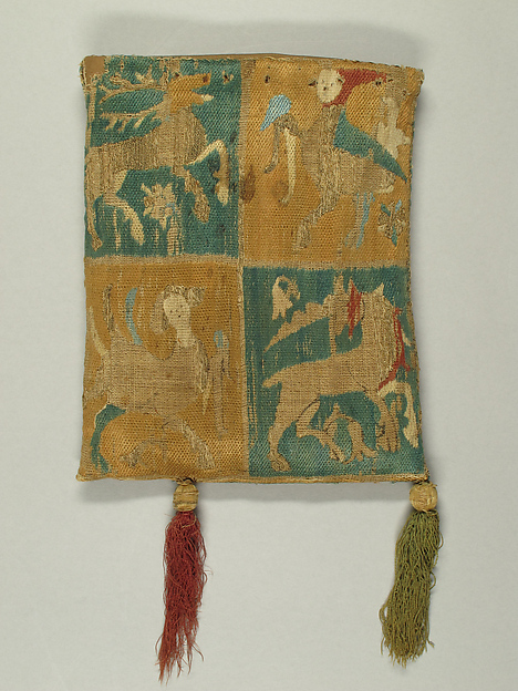 Purse with Two Figures under a Tree