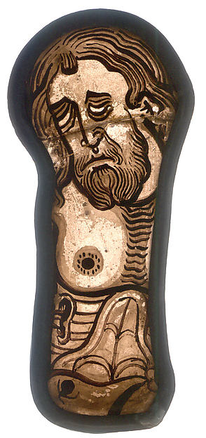 Stained Glass Fragment, 1200–1215