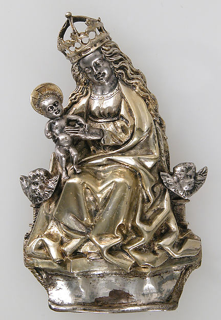 Badge with the Virgin and Child by Anonymous