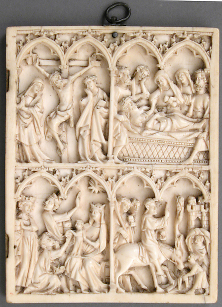 Right Wing of a Diptych by Anonymous