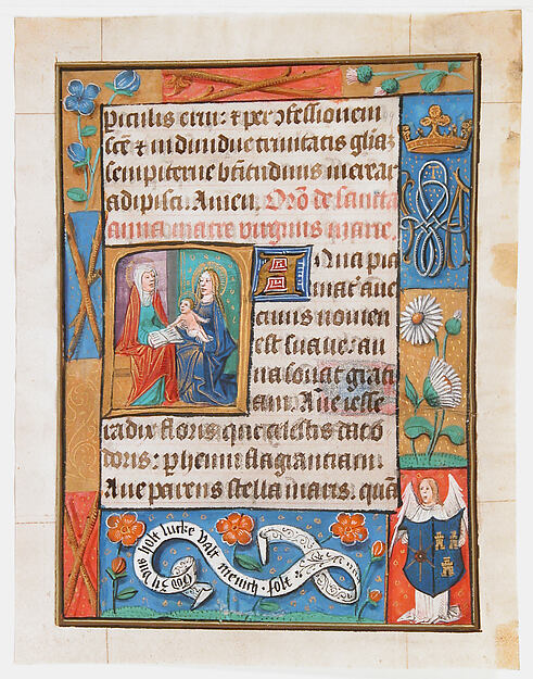 Manuscript Leaf from a Book of Hours by an unrecorded maker, The Metropolitan Museum of Art