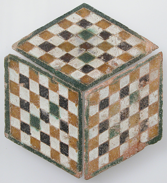 Tiles with Checkered Pattern by an unrecorded maker, The Metropolitan Museum of Art