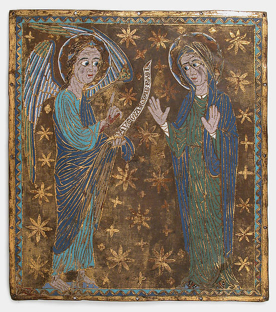 Plaque with the Annunciation by Anonymous