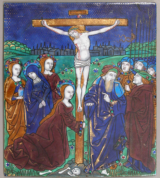 Plaque with the Crucifixion by Nardon Pénicaud