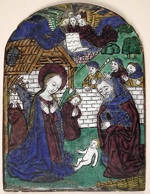 Plaque with Adoration of the Shephards by Monvaerni