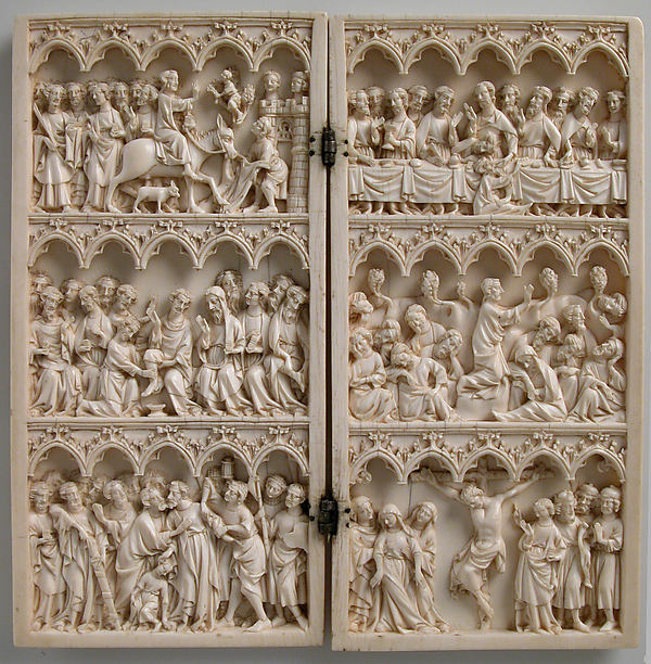 Diptych with Scenes from the Passion of Jesus by Anonymous
