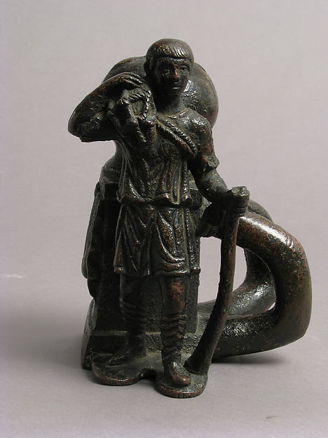 Bollard with a Fisherman by an unrecorded maker, The Metropolitan Museum of Art