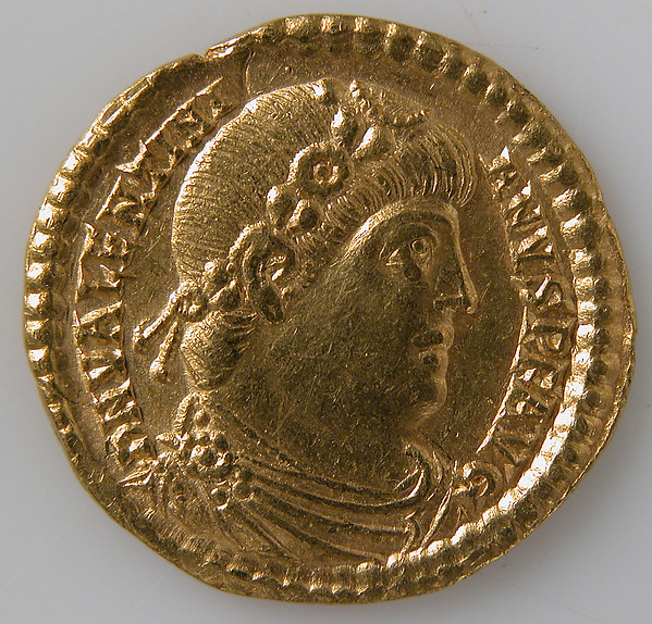 Solidus of Valentinian I (r. 364–375) by an unrecorded maker, The Metropolitan Museum of Art