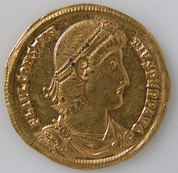 Solidus of Constantius II (337–361) by an unrecorded maker, The Metropolitan Museum of Art