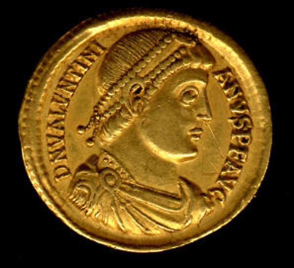 Gold Solidus of Valentinian I (364–75) by an unrecorded maker, The Metropolitan Museum of Art