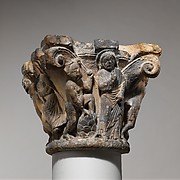 Capital with Angel Holding a Shield | Northeast Italian | The Met