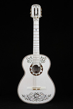 Pixar's "Coco" edition Guitar, German Vazquez Rubio Mexican, Wood, abalone shell, 24k gold inlay