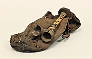 Zuqqara, Cane, wood, goatskin, leather, Egyptian