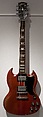SG, Gibson  American, Mahogany, rosewood, nickel, plastic, mother-of-pearl