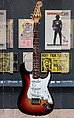 Stratocaster, Fender, Alder, maple, rosewood, chrome, nickel, celluloid plastic