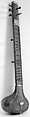 Sitar, Mahogany, ivory, brass, gourd, Indian
