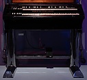 Customized Hammond "Tarkus" C3 with chrome stand, Hammond Organ Company, Wood, metal, plastic