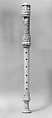 Alto Recorder in F, Johann Benedikt Gahn (German, Nuremberg 1674–1711 Nuremberg), Ivory, German