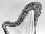 Pedal Harp, Cousineau Père et Fils, wood, metal, ivory, polycrome, French