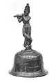 Bell, Brass containing tin(bell), brass (figure), Indian