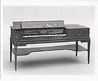 Square Piano, John Broadwood & Sons, Mahogany, paint, brass, iron, ivory, ebony, British