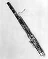 Bassoon in C, Wilhelm Hermann Heckel  German, wood, Ivoroid ("Heckel-ivory"), silver-plated nickel-silver, German