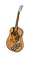 J-45, Gibson  American, Spruce, mahogany, rosewood, metal, celluloid, tooled leather cover