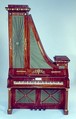 Upright Piano, Friedrich Bernhard Voigt German, Wood, various materials, German