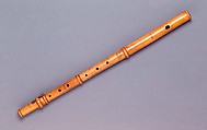 Transverse Flute in F, William A. Pond & Company  American, boxwood, brass, American