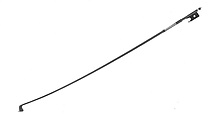 Violin Bow, Metal, leather, mother of pearl, European