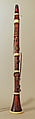Clarinet in C, Firth, Hall & Pond American, Wood, ivory, brass, American