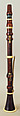 Clarinet in E-flat, Henry H. Prentiss  American, Wood, American